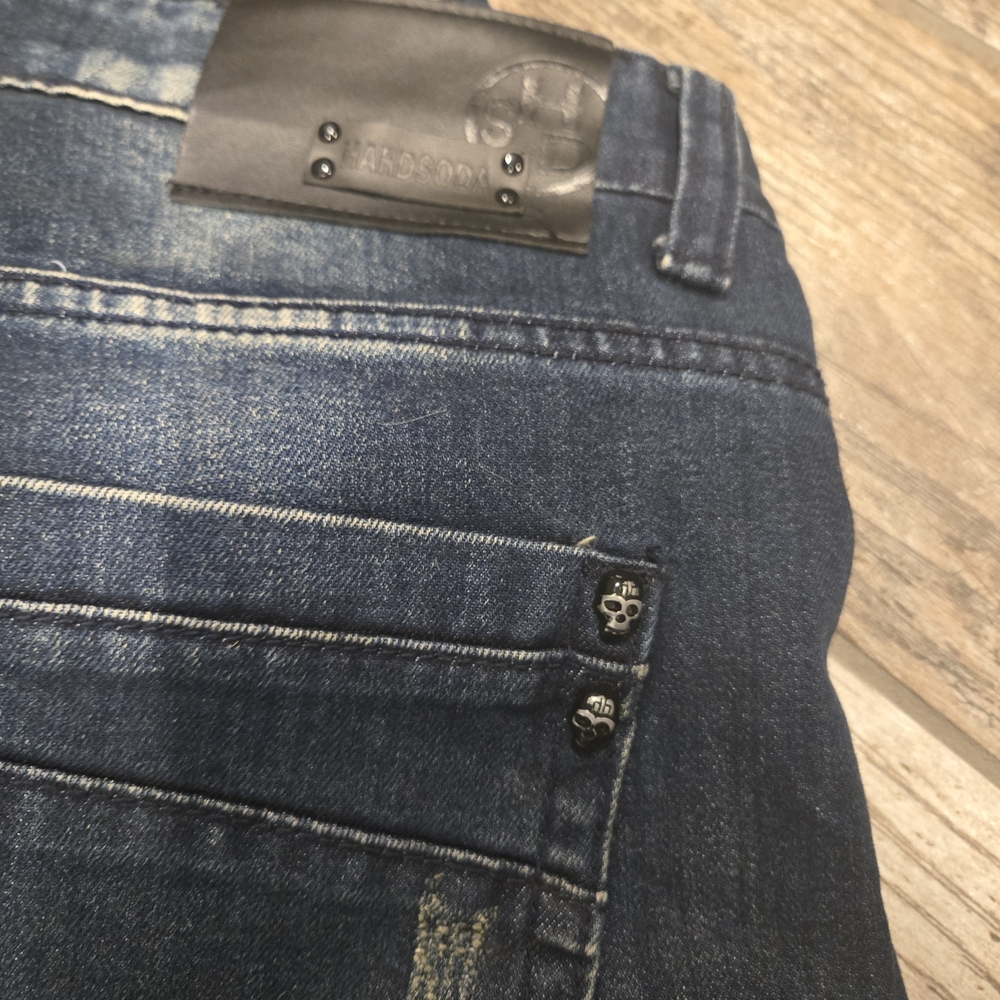 Distressed Blue Jeans for Men - Picture 3 of 3
